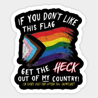 Does this flag offend you? Sticker